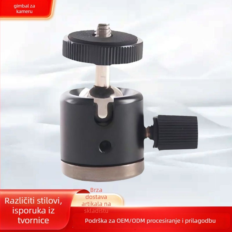 Metalni kuglasti PTZ nosač za kameru s pločom za brzo oslobađanje, nosivost 2–5 kg