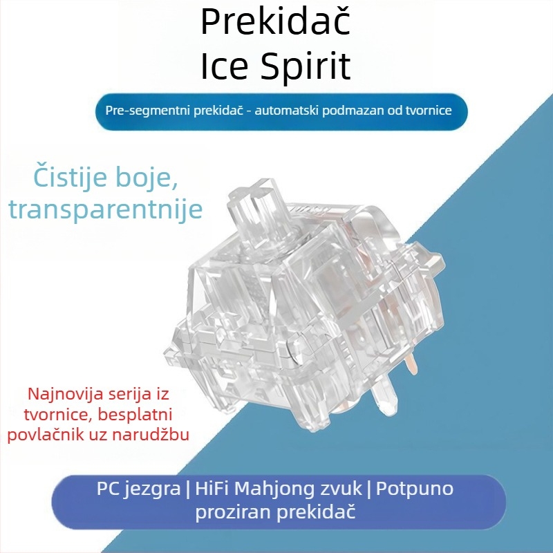 Mehanički prekidač tipkovnice – pet-pin, RGB pozadinsko osvjetljenje, višestruka povezanost (žično, Bluetooth, 2.4G)