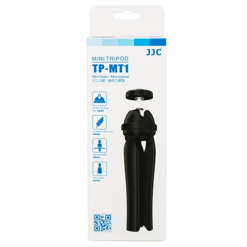 JJC Mini stativ za DSLR kameru s kugličnom glavom – konstrukcija od najlon vlakana i aluminijske legure, nosivost 1,2 kg