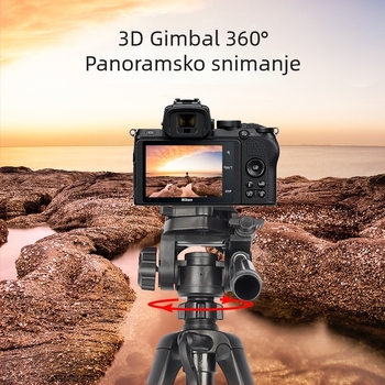 Kamera stativ 3520: PTZ hidraulični gimball, 3 sekcije, nosivost 16-20 kg, materijal željezo