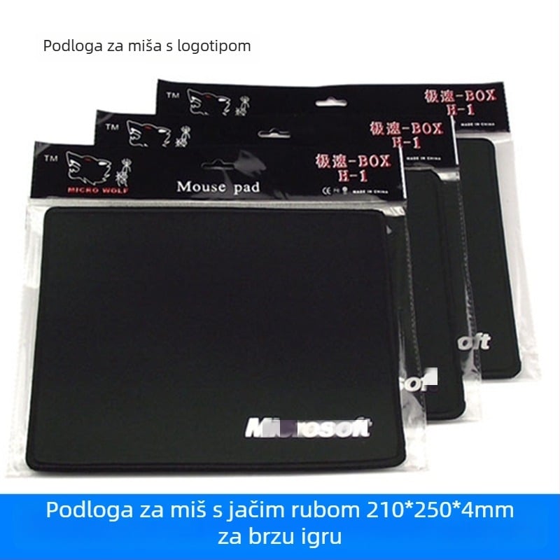 Gaming podloga za miš, tkaninska površina, debljina 4 mm, protuklizna, jednostrana
