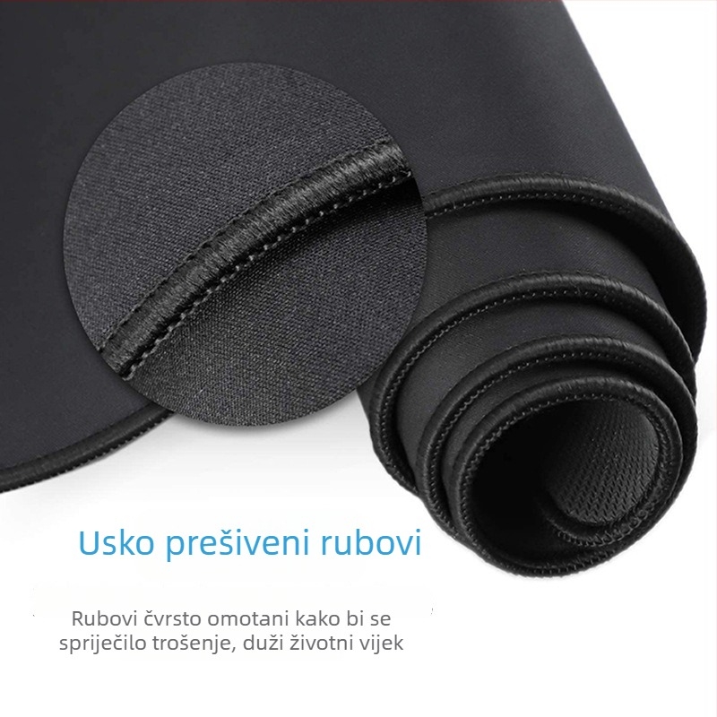 Velika podloga za igre za stolno računalo s nepravilnim oblikom