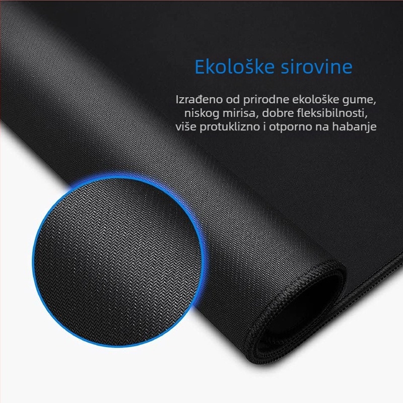 Velika podloga za igre za stolno računalo s nepravilnim oblikom