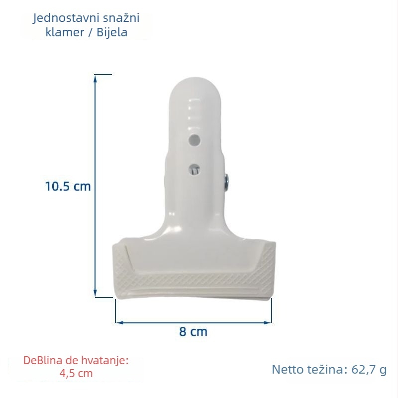 Klip za pozadinu za fotografiju od aluminijske legure, Model 003, Nosivost 2–5 kg, Težina 100 g