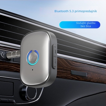 Bluetooth automobilskog audio prijemnika s USB-C sučeljem, napajanje 5V, ciklično reproduciranje, ABS kućište, modeli W1/W2