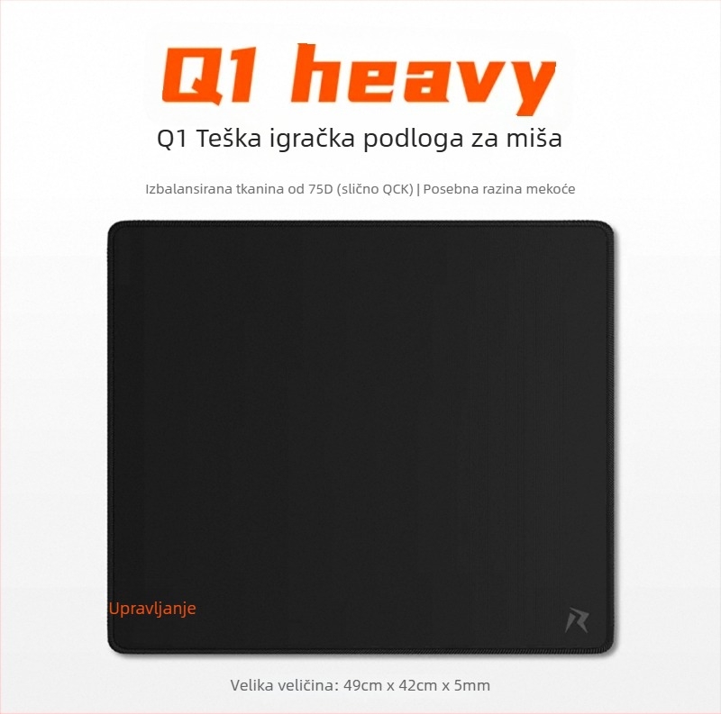 Meetion gaming podloga za miš – prirodni kaučuk, protuklizna površina, jednostrana, OEM prilagodba, moguć ispis logotipa