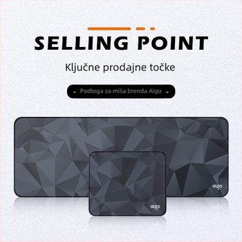 M1 Velika podloga za miš, prirodna guma, podloga s kalkulatorom, otisak toplinskog prijenosa