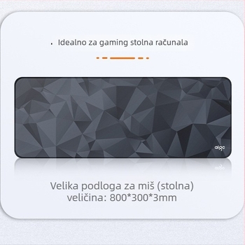 M1 Velika podloga za miš, prirodna guma, podloga s kalkulatorom, otisak toplinskog prijenosa