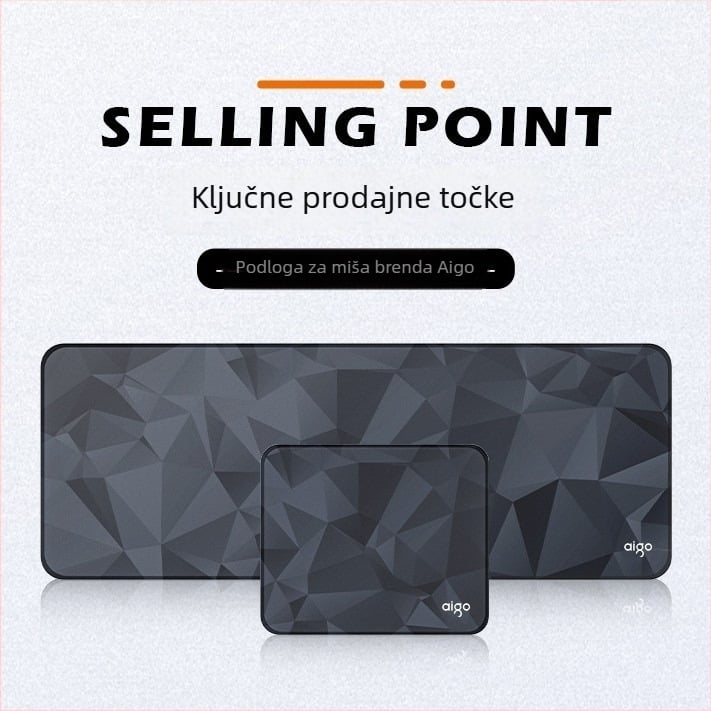 M1 Velika podloga za miš, prirodna guma, podloga s kalkulatorom, otisak toplinskog prijenosa