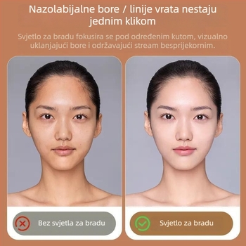 Prijenosno fotografijsko osvjetljenje za livestream — 13W, regulacija jačine, podesiva temperatura boje, s neovisnim napajanjem.