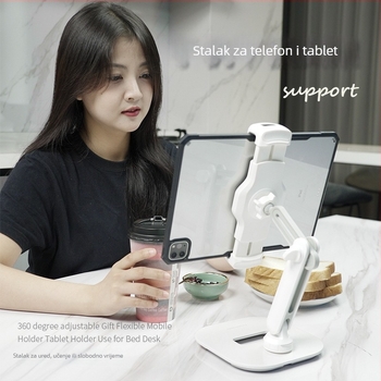 Happy stolni držač za telefon i tablet QR2 serija s brzim oslobađanjem, metal/ABS, kompatibilan s QR serijom, opći stil