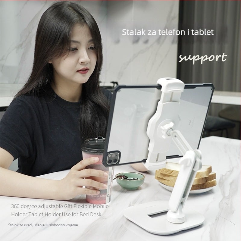 Happy stolni držač za telefon i tablet QR2 serija s brzim oslobađanjem, metal/ABS, kompatibilan s QR serijom, opći stil