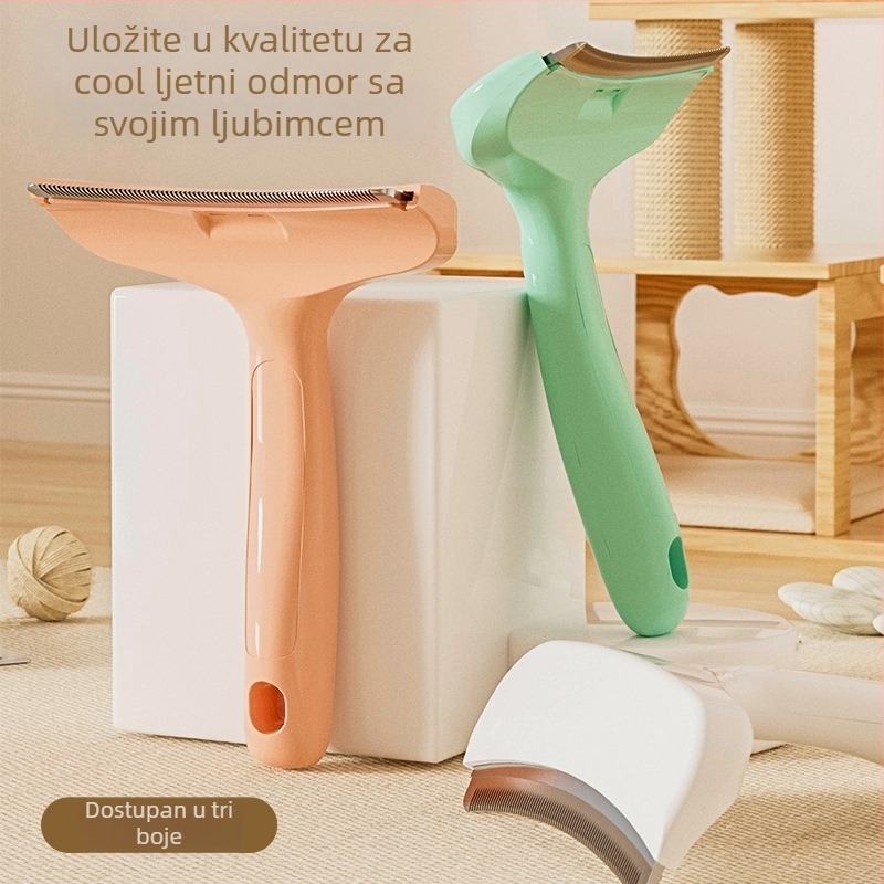 Četka za mačke, dvostruki češalj, uklanja labave dlačice, pogodna za kratku i dugu dlaku, marka Changyao
