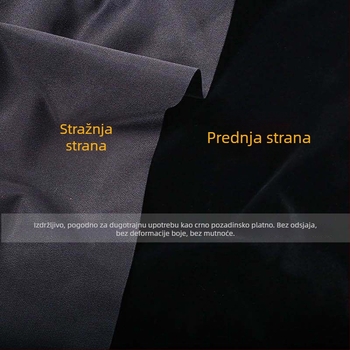 Pozadina za fotografiju - svjetlosno apsorbirajuća, flokirana pozadina, debeli; Mirror Shadow 001; za fotografiranje proizvoda; težina 0.1