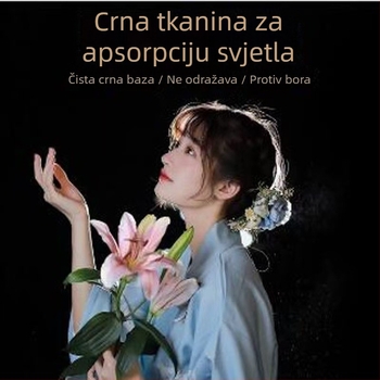 Pozadina za fotografiranje proizvoda – apsorpcija svjetla, plišasta flokirana površina, materijal: tkanina