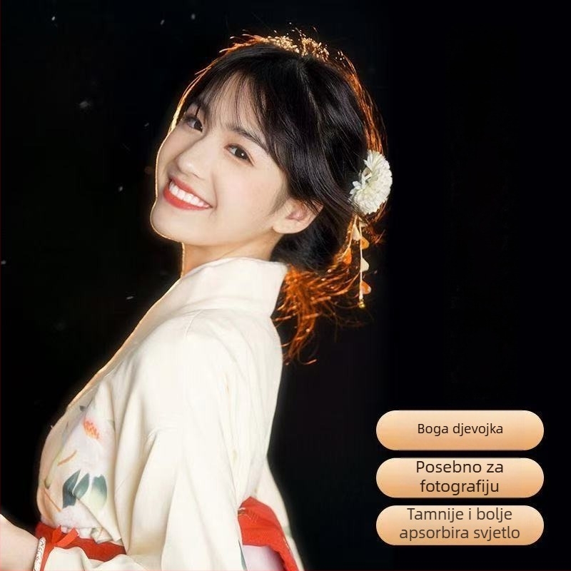 Pozadina za fotografiranje proizvoda – apsorpcija svjetla, plišasta flokirana površina, materijal: tkanina