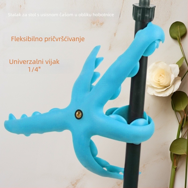 SHUNYI držač za telefon s vakuumom u obliku hobotnice, stolni stalak u crtani stilu za live fotografiju