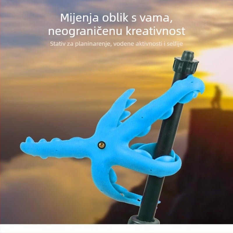 SHUNYI držač za telefon s vakuumom u obliku hobotnice, stolni stalak u crtani stilu za live fotografiju