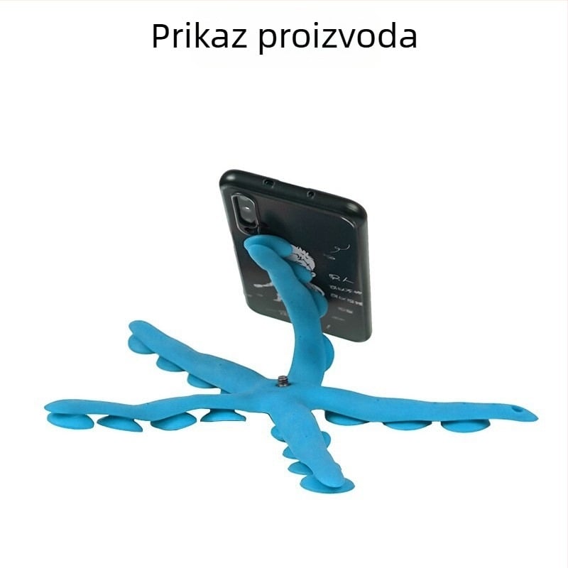 SHUNYI držač za telefon s vakuumom u obliku hobotnice, stolni stalak u crtani stilu za live fotografiju