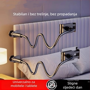 Držač za telefon i tablet s spiralnom bazom, plastični