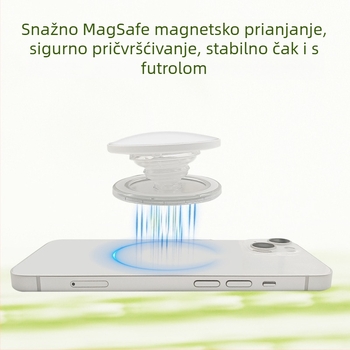 MagSafe Apple prsten držač s prijenosnim stolnim stalkom i ogledalom za selfie za iPhone