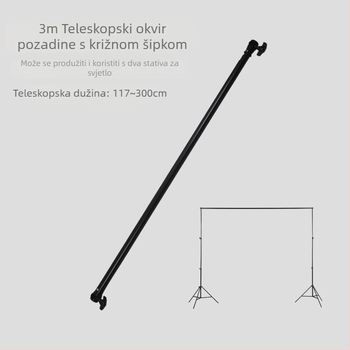 Teleskopski stalak za pozadinu fotografije – aluminijska legura, nosivost 2–5 kg, model YX-BJJ008, Kailin