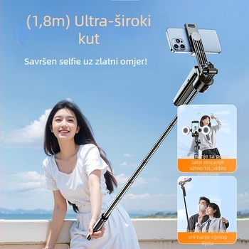 Gimbal za mobitel s 360° rotacijom, praćenje lica, daljinski upravljač, Bluetooth, aluminijska legura