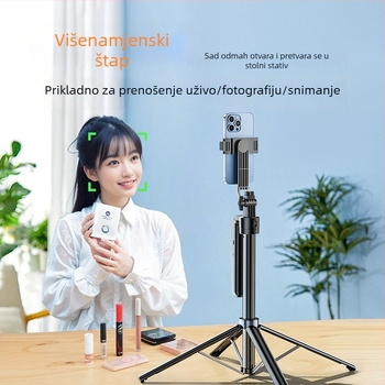 Gimbal za mobitel s 360° rotacijom, praćenje lica, daljinski upravljač, Bluetooth, aluminijska legura