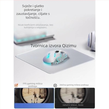 Mala podloga za miš, tkaninska tekstura, jednostrana, japanski minimalistički stil, potpora zapešća