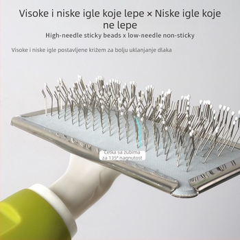 Četka za pse s igličastim češljem, plastična, Jbn, 100 kom