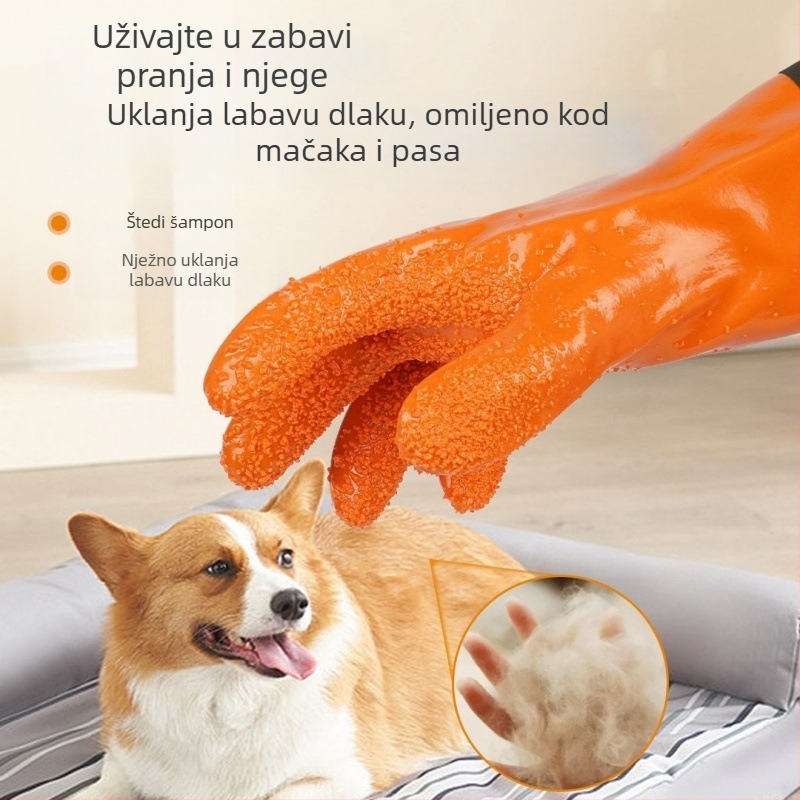 Rukavica za masažu za mačke – za kupanje i češanje, zaštita od ogrebotina; Kategorija: Drugi proizvodi za čišćenje i ljepotu; Uvoz: Ne; Količina u pakiranju: vidi detalje; Nije dar