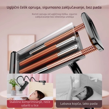 Stalak za telefon i tablet sa spiralnom bazom, za noćni ormarić i snimanje iznad kreveta