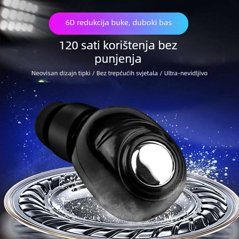 L16 bežične Bluetooth slušalice, mono uho, in-ear dizajn, za automobil, stereo zvuk, Bluetooth 5.0, IPX4, trajanje do 4 sata