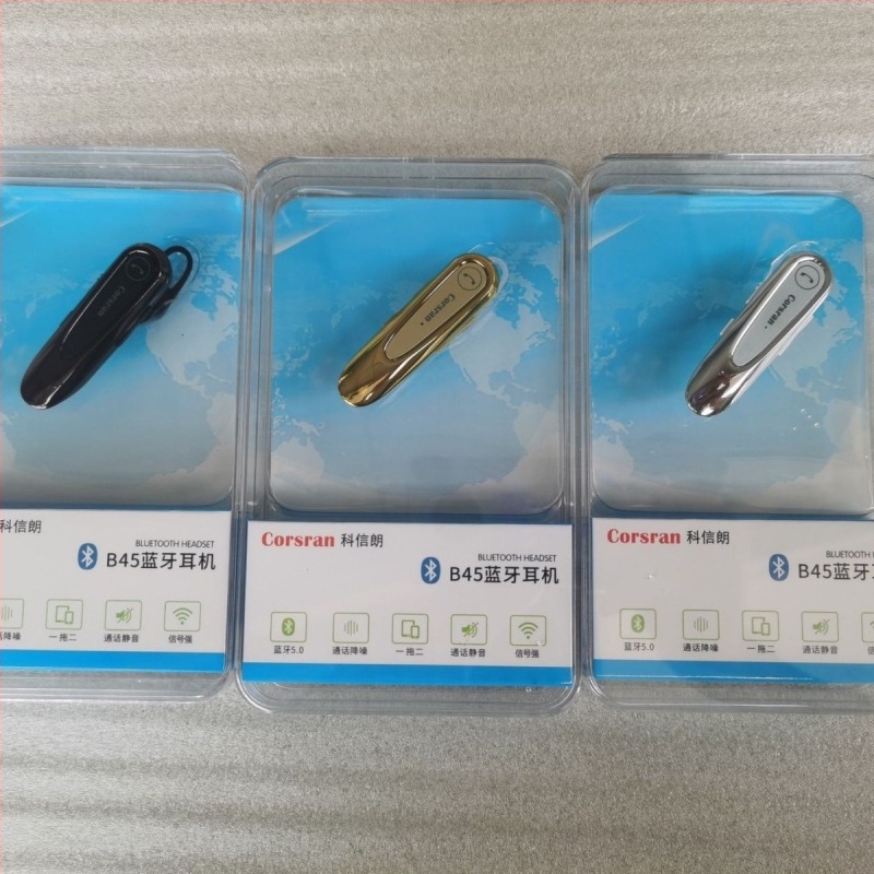 Kexinlang B45 Bežične Bluetooth slušalice, Bluetooth 5.0, domet 10 m, trajanje baterije 4–8 h, vodootporne, redukcija buke