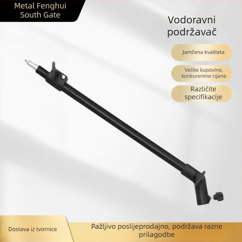 Nadgradni stalak za mobitel za snimanje — metalna konstrukcija, nosivost 4 kg, radna visina 49–280 cm, duljina cijevi 2.1/2.6/2.8 m, 2 sekcije