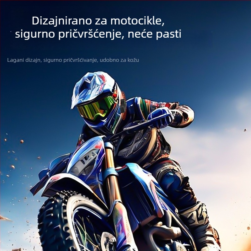 Motorska Bluetooth slušalica za kacigu — Inteligentno smanjenje buke, Vodootporno, Dvostruko stereo, Bluetooth 5.4, Trajanje baterije 4–8 h