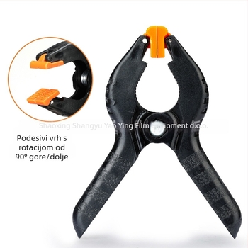 Stalak za pozadinu za studijsku fotografiju - Plastična konstrukcija, Model: snažni klip, Pogodno za fotografiranje proizvoda, Težina 0.1 kg