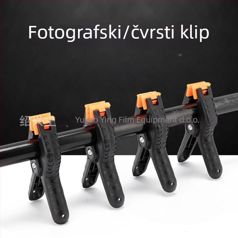 Stalak za pozadinu za studijsku fotografiju - Plastična konstrukcija, Model: snažni klip, Pogodno za fotografiranje proizvoda, Težina 0.1 kg