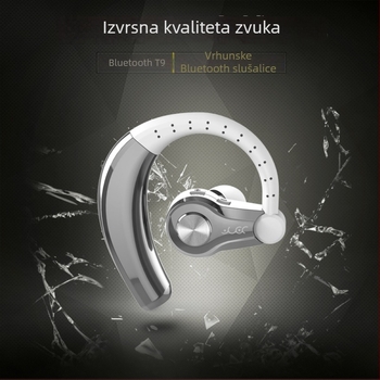Bežične Bluetooth slušalice za jedno uho, visi dizajn, sportski stil (Bluetooth 4.1, domet 10 m, IPX4, trajanje 4–8 h)