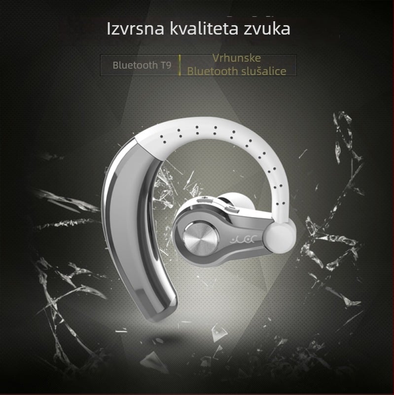 Bežične Bluetooth slušalice za jedno uho, visi dizajn, sportski stil (Bluetooth 4.1, domet 10 m, IPX4, trajanje 4–8 h)