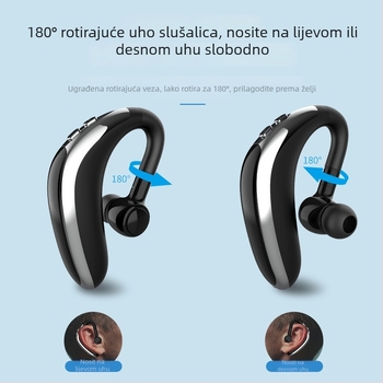 Bluetooth slušalice za sport i posao, bežične stereo, Bluetooth 5.0, jednostruka upotreba, višestruka povezanost, NFC