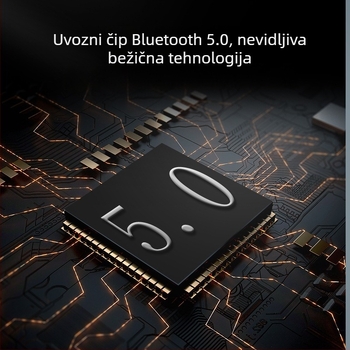 Bluetooth slušalice za sport i posao, bežične stereo, Bluetooth 5.0, jednostruka upotreba, višestruka povezanost, NFC
