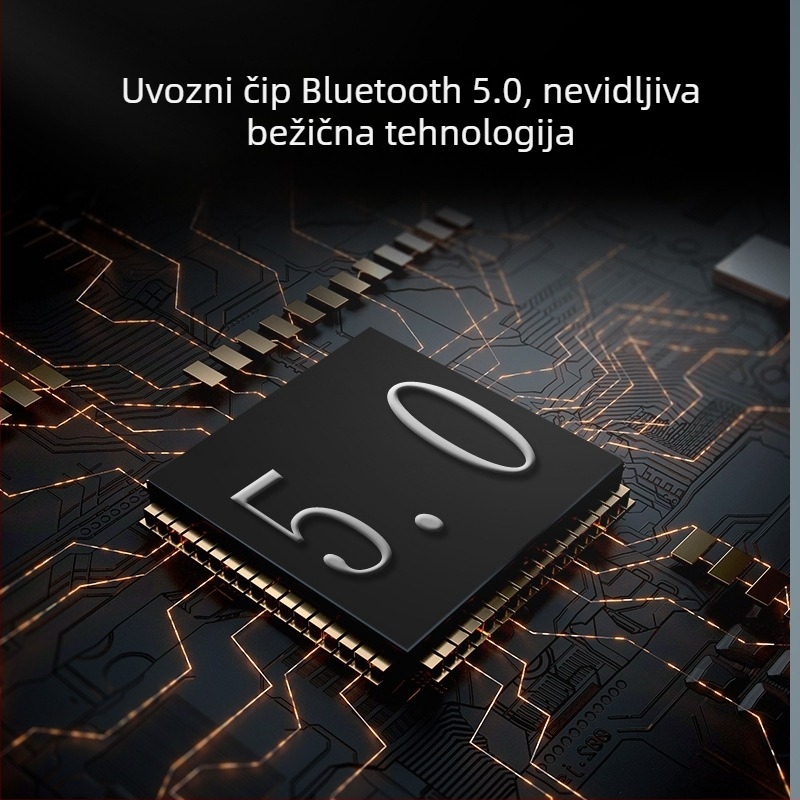 Bluetooth slušalice za sport i posao, bežične stereo, Bluetooth 5.0, jednostruka upotreba, višestruka povezanost, NFC