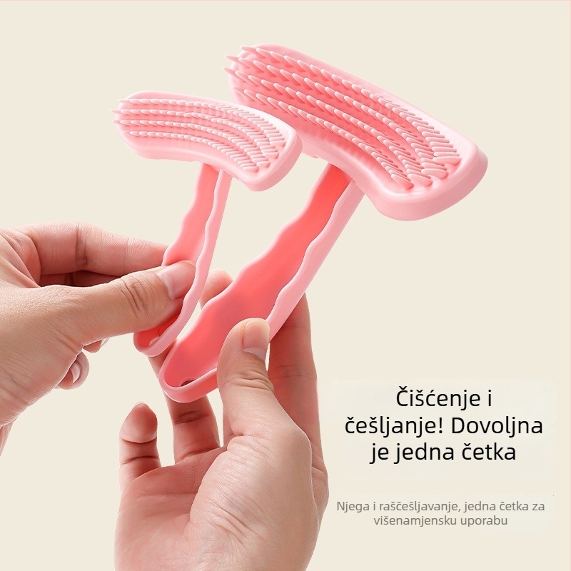 Ginflan Češalj za kućne ljubimce – igličasti češalj za uklanjanje dlake, za mačke i pse, ABS materijal
