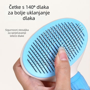 Češalj za njegu kućnih ljubimaca za pse i mačke – PP materijal, uklanjanje dlaka i češljanje