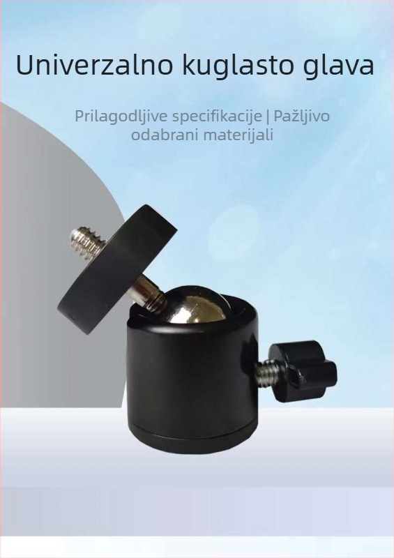 Željezni stativ za prijenos uživo, nosivost 2,5 kg, promjeri cijevi 0,16/0,19/0,22 mm, 3 sekcije