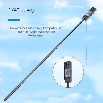 Insta360X4 Brzi oslobađajući adapter, kompatibilan s 1/4-inč stativom, aluminijska legura, model AC43