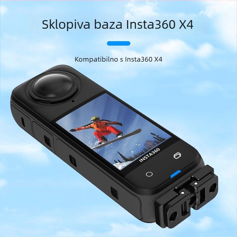 Insta360X4 Brzi oslobađajući adapter, kompatibilan s 1/4-inč stativom, aluminijska legura, model AC43