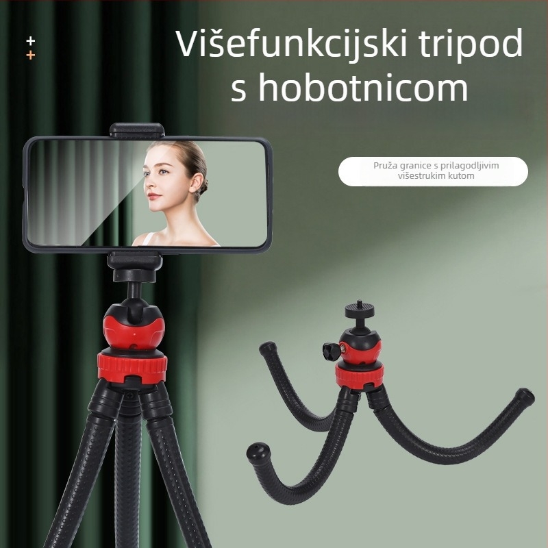 Fleksibilni stativ za DSLR i mobitel – plastična konstrukcija, universalno pričvršćivanje, stabilizacija protiv podrhtavanja
