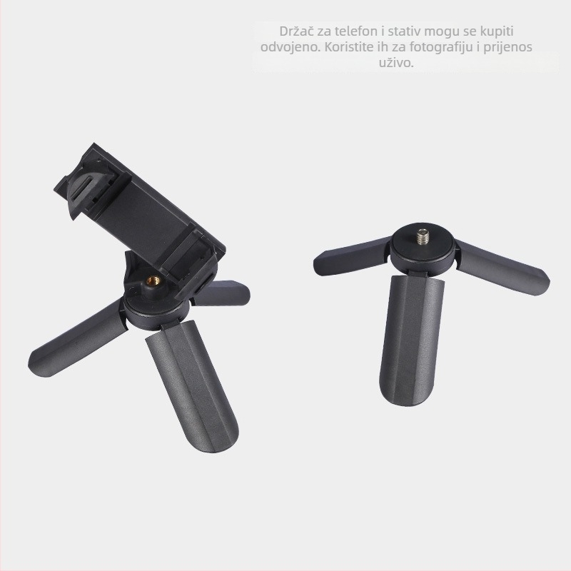 Stativ za mobitel s glavom sa tri osi; nosivost 3 kg; plastična konstrukcija; model 02.
